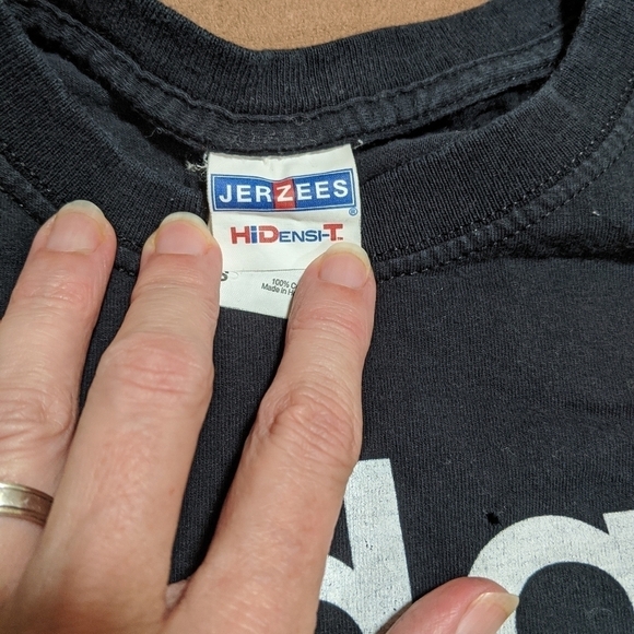 Jerzees Women's Black Short Sleeve Graphic Tee Size Small - Picture 5 of 6